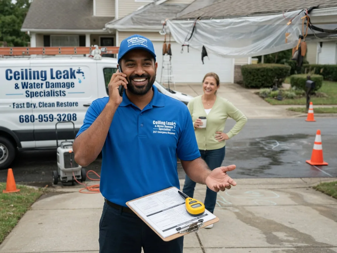Ceiling Leak Cleanup Starrucca, PA FAQs